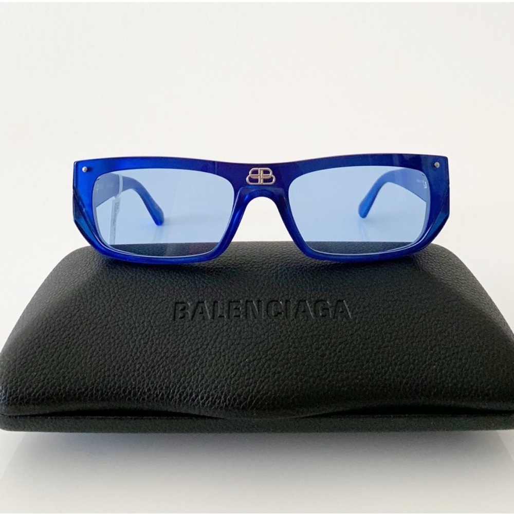 Balenciaga Blue Sunglasses, New